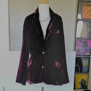 New! LOVE KYLA SEO CAITE Jasper Jacket Oxblood XL Anthropologie